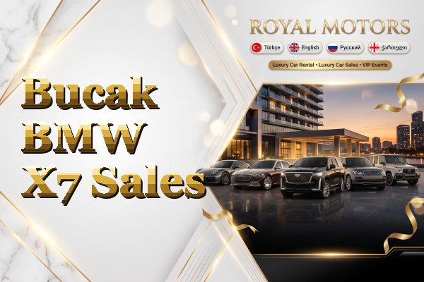 Bucak BMW X7 Sales