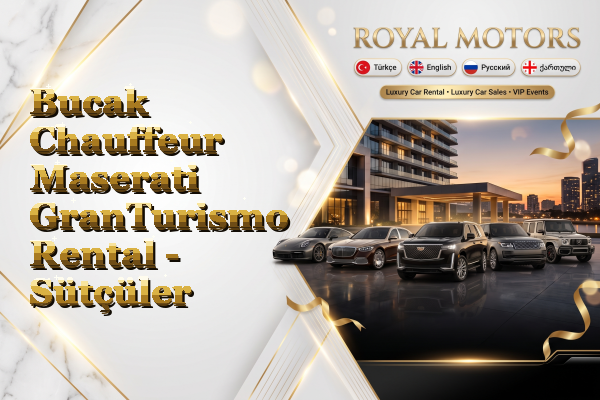 Bucak Chauffeur Maserati GranTurismo Rental - Sütçüler