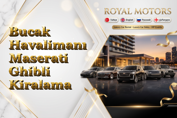 Bucak Havalimanı Maserati Ghibli Kiralama