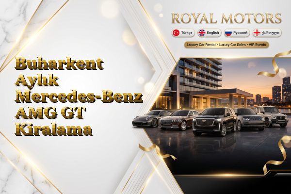 Buharkent Aylık Mercedes-Benz AMG GT Kiralama