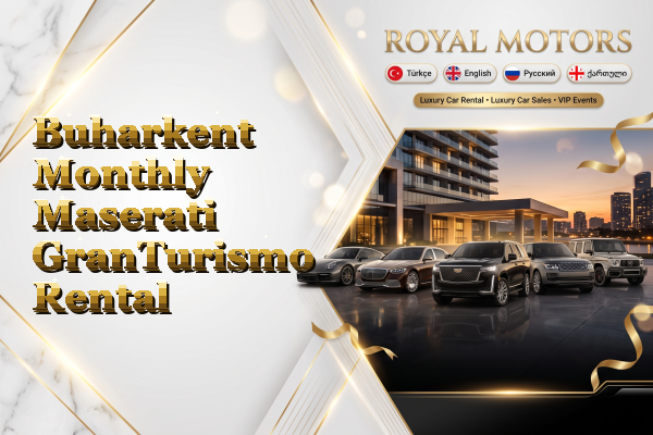 Buharkent Monthly Maserati GranTurismo Rental