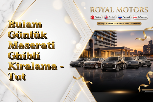 Bulam Günlük Maserati Ghibli Kiralama - Tut
