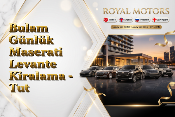 Bulam Günlük Maserati Levante Kiralama - Tut