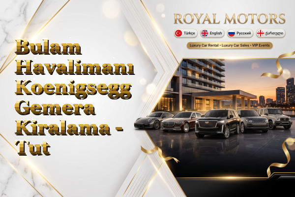 Bulam Havalimanı Koenigsegg Gemera Kiralama - Tut