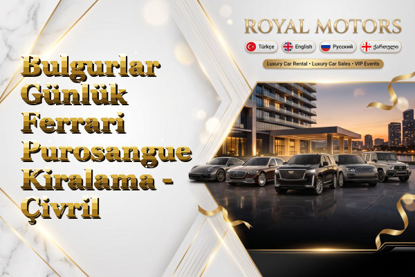 Bulgurlar Günlük Ferrari Purosangue Kiralama - Çivril