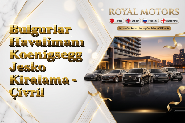Bulgurlar Havalimanı Koenigsegg Jesko Kiralama - Çivril