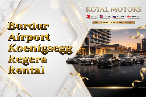 Burdur Airport Koenigsegg Regera Rental