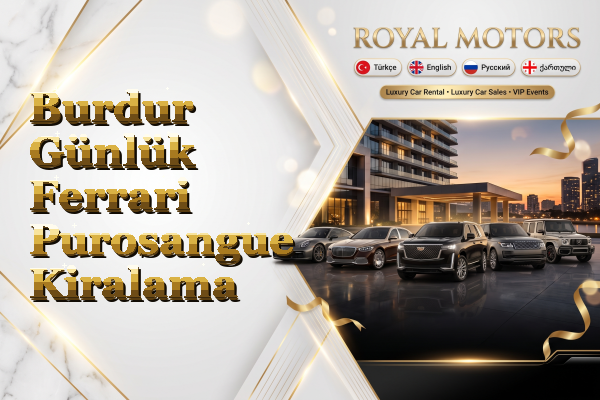 Burdur Günlük Ferrari Purosangue Kiralama