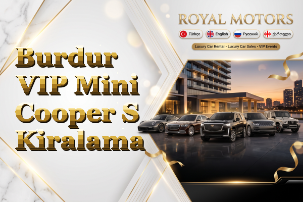 Burdur VIP Mini Cooper S Kiralama