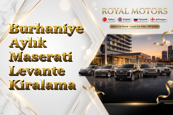 Burhaniye Aylık Maserati Levante Kiralama
