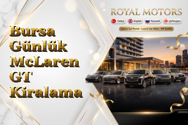 Bursa Günlük McLaren GT Kiralama