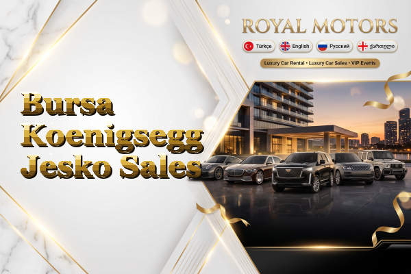 Bursa Koenigsegg Jesko Sales