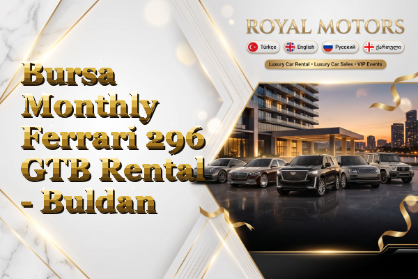 Bursa Monthly Ferrari 296 GTB Rental - Buldan