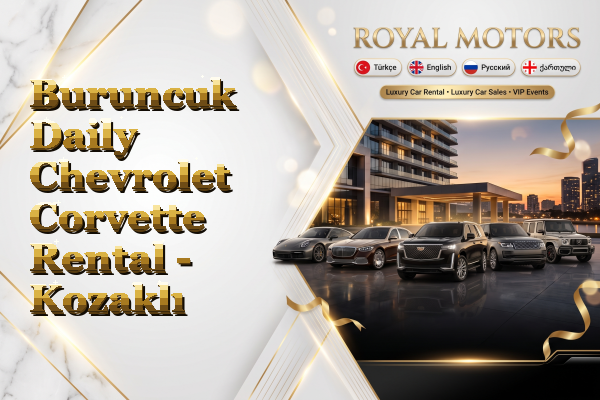 Buruncuk Daily Chevrolet Corvette Rental - Kozaklı