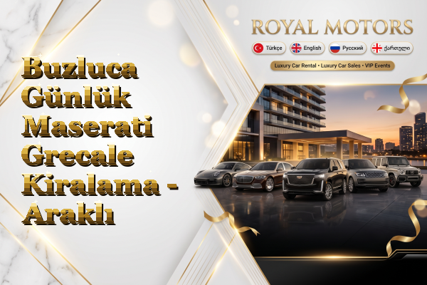 Buzluca Günlük Maserati Grecale Kiralama - Araklı