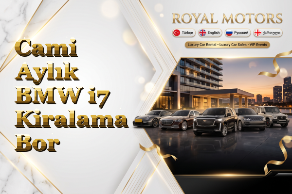 Cami Aylık BMW i7 Kiralama - Bor