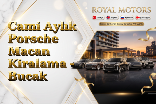 Cami Aylık Porsche Macan Kiralama - Bucak