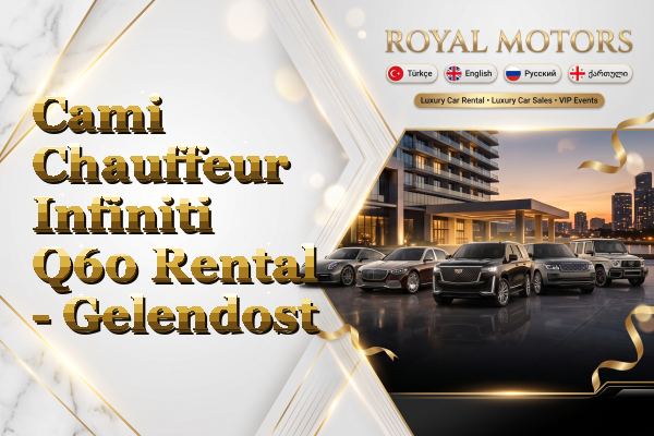Cami Chauffeur Infiniti Q60 Rental - Gelendost