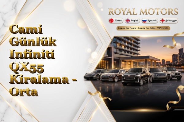 Cami Günlük Infiniti QX55 Kiralama - Orta