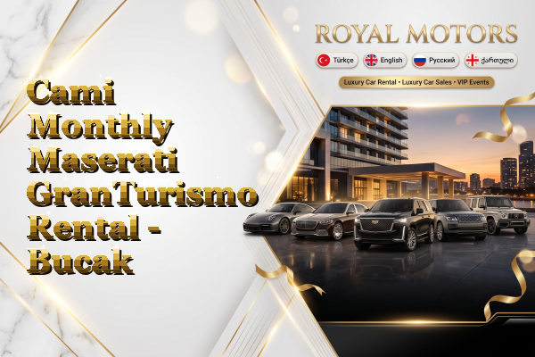 Cami Monthly Maserati GranTurismo Rental - Bucak