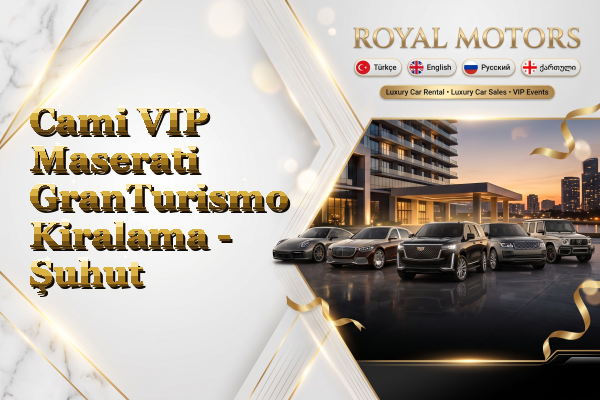 Cami VIP Maserati GranTurismo Kiralama - Şuhut