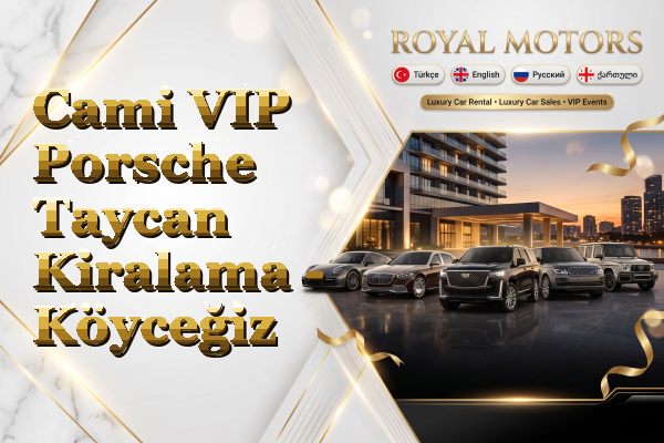 Cami VIP Porsche Taycan Kiralama - Köyceğiz