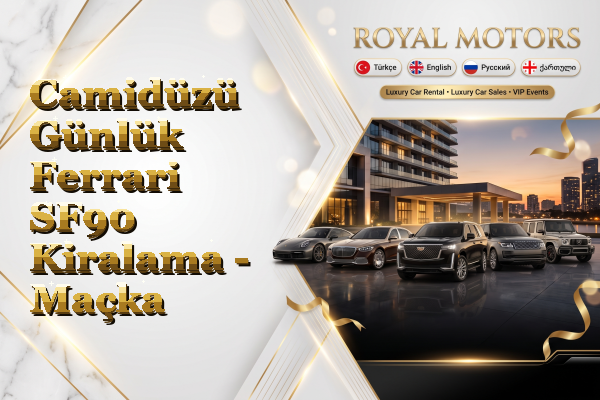 Camidüzü Günlük Ferrari SF90 Kiralama - Maçka