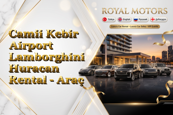 Camii Kebir Airport Lamborghini Huracan Rental - Araç