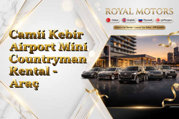 Camii Kebir Airport Mini Countryman Rental - Araç
