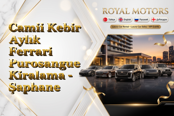 Camii Kebir Aylık Ferrari Purosangue Kiralama - Şaphane