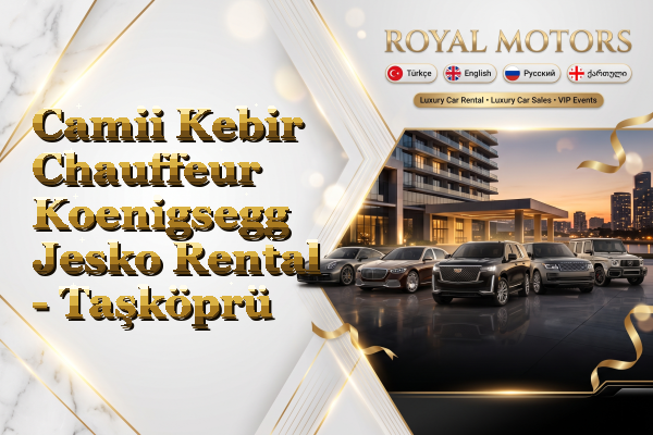 Camii Kebir Chauffeur Koenigsegg Jesko Rental - Taşköprü