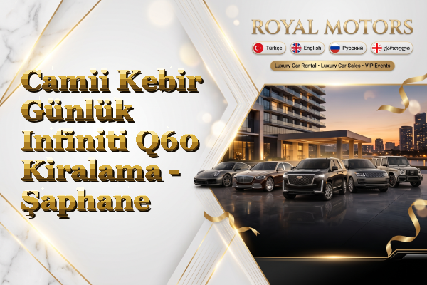 Camii Kebir Günlük Infiniti Q60 Kiralama - Şaphane