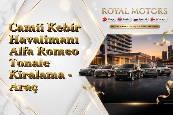 Camii Kebir Havalimanı Alfa Romeo Tonale Kiralama - Araç