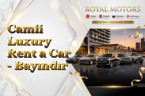 Camii Luxury Rent a Car - Bayındır