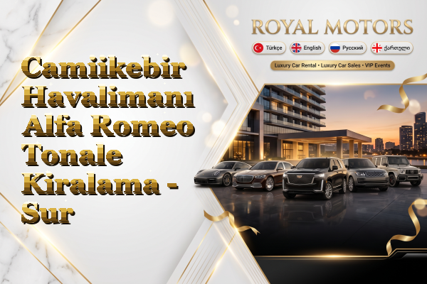 Camiikebir Havalimanı Alfa Romeo Tonale Kiralama - Sur