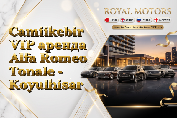 Camiikebir VIP аренда Alfa Romeo Tonale - Koyulhisar