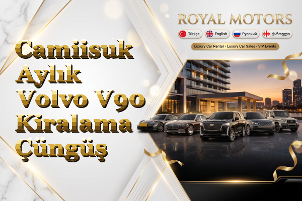 Camiisuk Aylık Volvo V90 Kiralama - Çüngüş