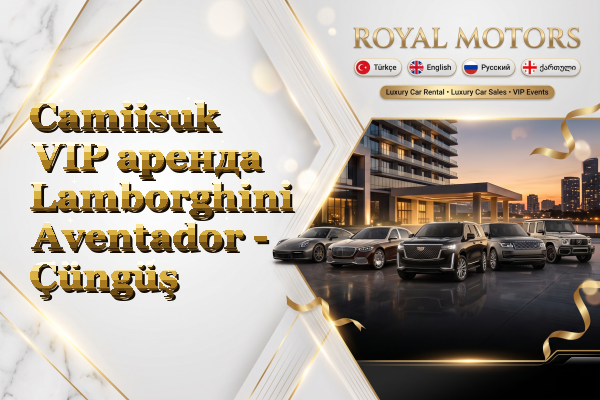 Camiisuk VIP аренда Lamborghini Aventador - Çüngüş