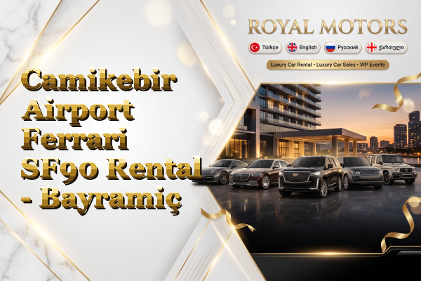 Camikebir Airport Ferrari SF90 Rental - Bayramiç