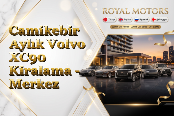 Camikebir Aylık Volvo XC90 Kiralama - Merkez