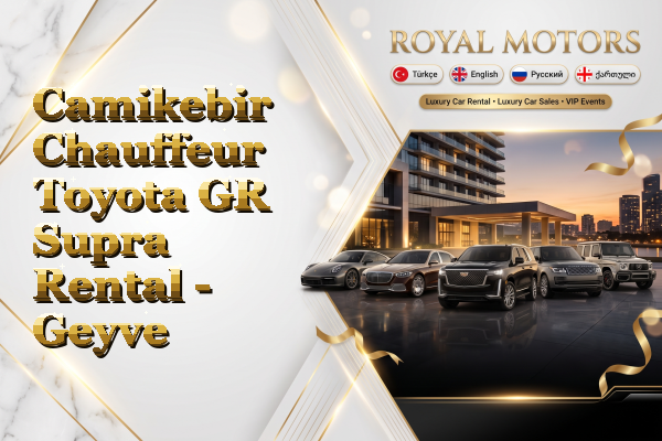 Camikebir Chauffeur Toyota GR Supra Rental - Geyve