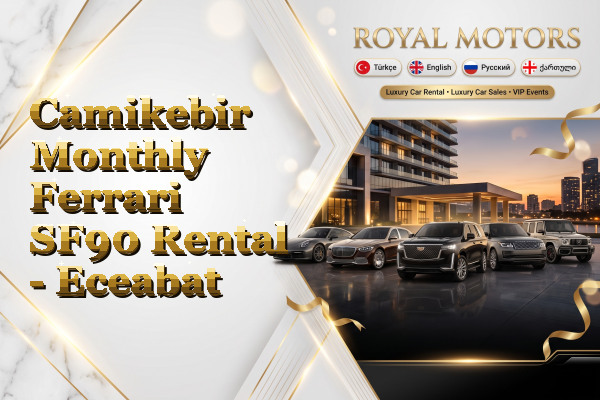 Camikebir Monthly Ferrari SF90 Rental - Eceabat