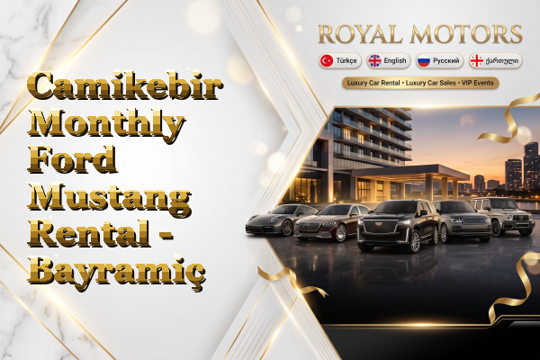 Camikebir Monthly Ford Mustang Rental - Bayramiç