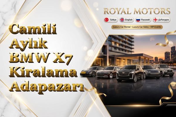 Camili Aylık BMW X7 Kiralama - Adapazarı