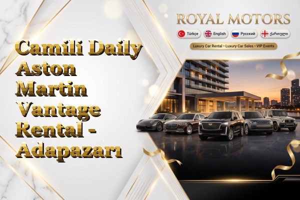 Camili Daily Aston Martin Vantage Rental - Adapazarı
