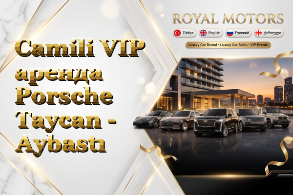 Camili VIP аренда Porsche Taycan - Aybastı
