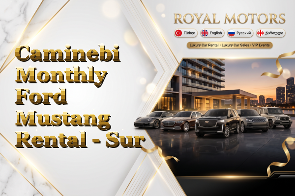 Caminebi Monthly Ford Mustang Rental - Sur