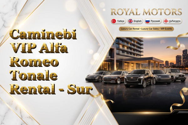 Caminebi VIP Alfa Romeo Tonale Rental - Sur