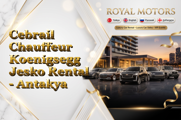 Cebrail Chauffeur Koenigsegg Jesko Rental - Antakya