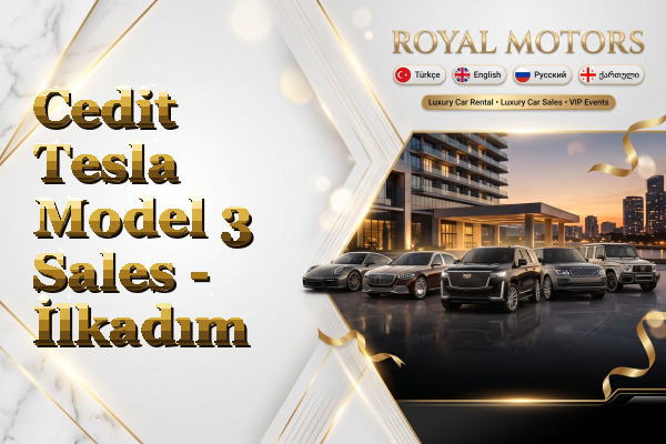 Cedit Tesla Model 3 Sales - İlkadım